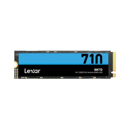 Lexar | M.2 NVMe SSD | NM710 | 500 GB | SSD form factor M.2 2280 | Solid-state drive interface PCIe Gen4x4 | Read speed 5000 MB/s | Write speed 2600 MB/s