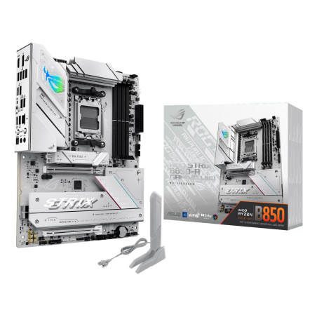 Mainboard|ASUS|AMD B850|SAM5|ATX|Memory DDR5|Memory slots 4|1xPCI-Express 4.0 16x|1xPCI-Express 5.0 16x|4xM.2|1xHDMI|1xDisplayPort|12xUSB 2.0|3xUSB-C|1xOptical S/PDIF|1xRJ45|2xAudio port|STRIXB850-AGAMINGWIFI