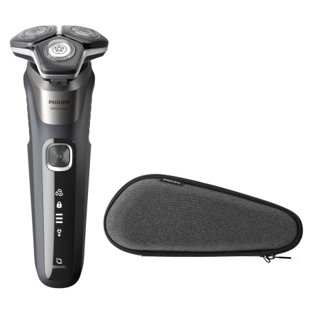 Philips | Shaver | S5887/30 | Operating time (max) 60 min | Wet & Dry | Lithium Ion | Charcoal Gray