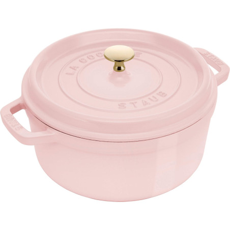 STAUB LA COCOTTE Garnek żeliwny okrągły 5.2 ltr, różowy