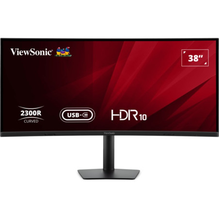 Viewsonic VA3820C computer monitor 96.5 cm (38") 3840 x 1600 pixels Wide Quad HD+ LED Black