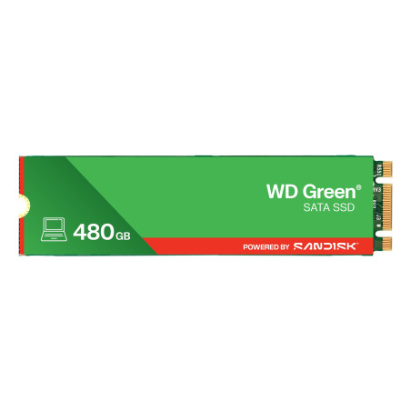Western Digital Green WD ™ SATA SSD M.2 2280 POWERED BY SANDISK 480 GB