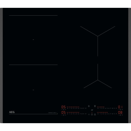 AEG TI64IB10FB Black Built-in 60 cm Zone induction hob 4 zone(s)