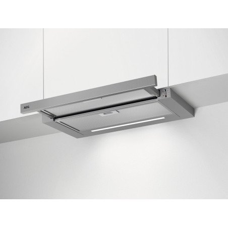 AEG DPE5660M Semi built-in (pull out) Grey 495 m³/h