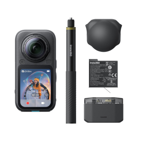 Insta360 X6 Essentials Bundle action sports camera 120 MP 8K Ultra HD 25.4 / 1.1 mm (1 / 1.1") Wi-Fi 196 g
