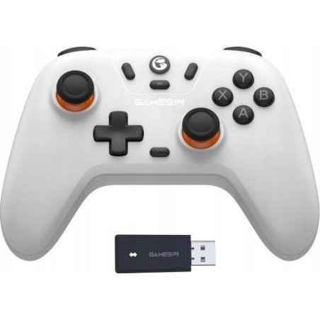 GameSir Nova Lite Biały / Bluetooth i 2,4 GHz i USB-C / Nintendo Switch / Android / PC / iOS