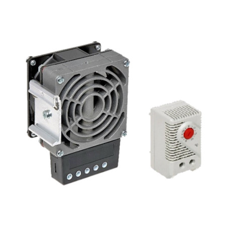 Dmuchawa grzewcza 100W z termostatem do szaf zewnętrznych ALANTEC