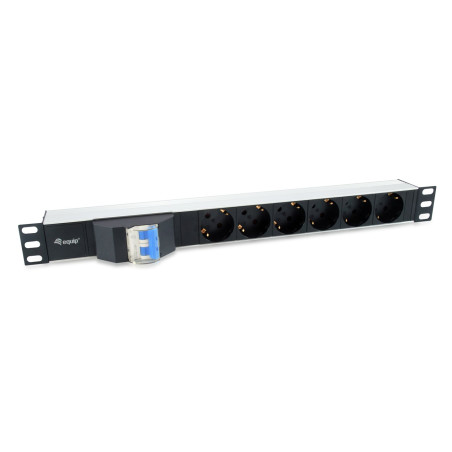 Equip 333312 power distribution unit (PDU) 6 AC outlet(s) 1U Black
