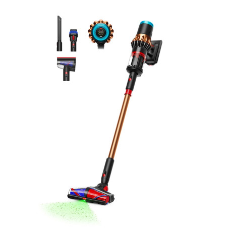 Dyson V16 Piston Animal 2-in-1 stick vacuum Battery Dry HEPA Bagless 1.3 L 900 W Black, Copper