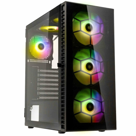 Kolink Observatory HF Glass ARGB Midi-Tower - black