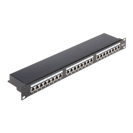 PATCH PANEL RJ-45 PP-24/RJ6-C/FTP-S