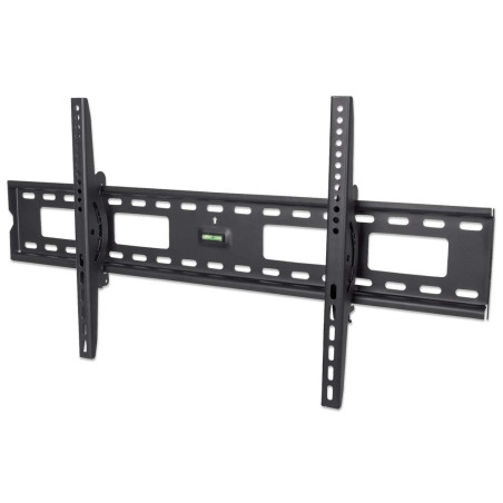Manhattan Wall Mount for TV & Monitors (Tiltable), For screens 37" to 75", VESA compatibility: all between 200x200mm to 800x400mm - check the dimensions of the four mounting holes on back of screen to ensure it fits, Max 75kg, Black, Bracket