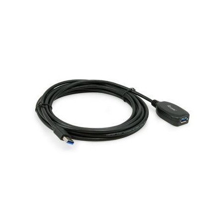 Equip 133346 USB cable USB 3.2 Gen 1 (3.1 Gen 1) 5 m USB A 5 Gbit/s Black