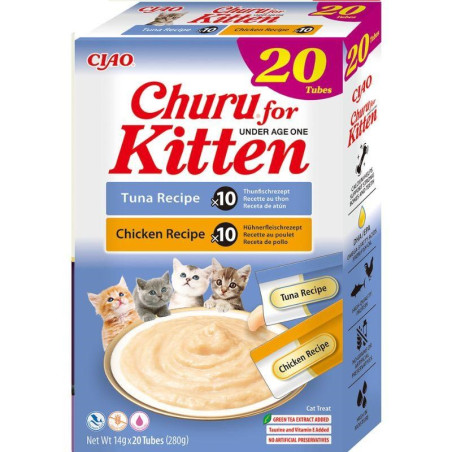 INABA Kitten Chicken and tuna - cat treats - 20x14g