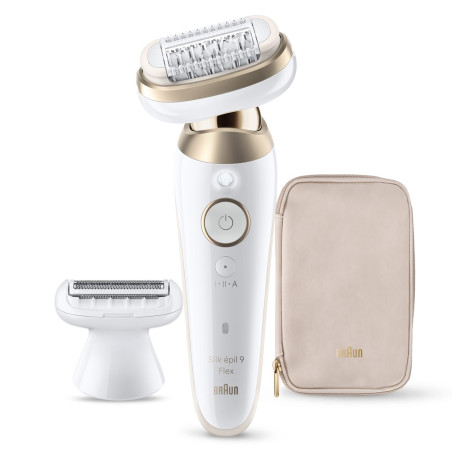 Braun Silk-épil 9 Silk·épil 9 Flex 9-030 3D 40 tweezers White, Gold