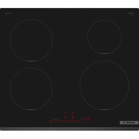Bosch Serie 6 PIE631HB1E 60 cm 4-zone black built-in induction hob