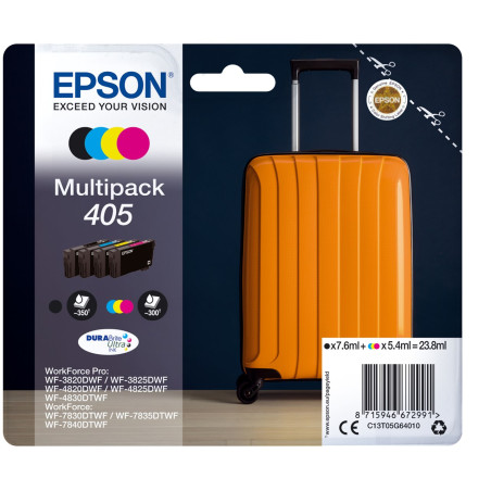 Epson 405 Suitcase DURABrite Ultra Multipack 4-colours Ink