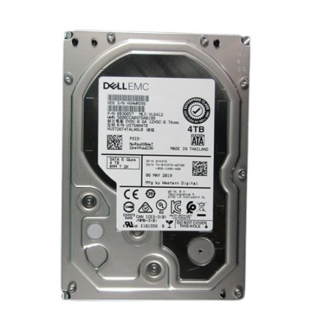 DELL 161-BBRL internal hard drive 4 TB 7200 RPM 3.5" Serial ATA III
