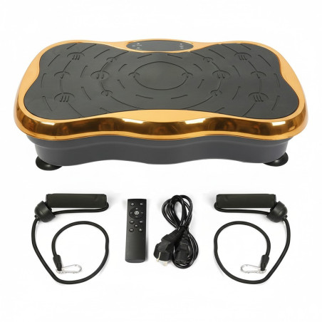 Extralink Moonwalk Spin Move Platofrma Wibracyjna do Cwiczen Fitness 200W zlota