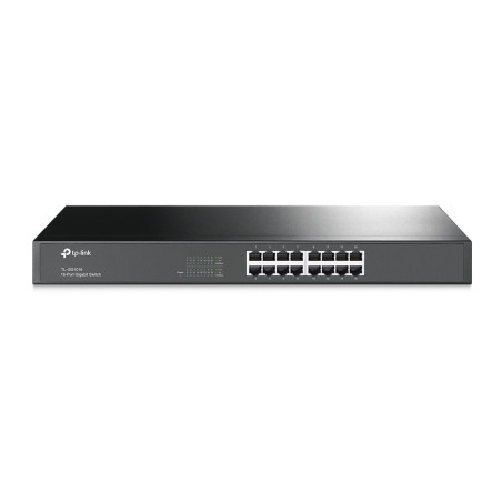 TP-Link TL-SG1016 network switch Unmanaged Gigabit Ethernet (10/100/1000) 1U Black