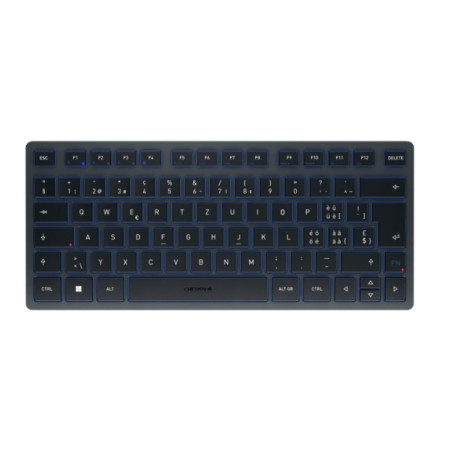 CHERRY KW 7100 MINI BT keyboard Universal Bluetooth QWERTZ Swiss Blue