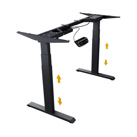 ICY BOX IB-EW206B-T Electric 2 leg(s) Black