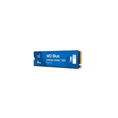 SSD|WESTERN DIGITAL|Blue SN5000|4TB|M.2|PCIe Gen4|NVMe|Write speed 5000 MBytes/sec|Read speed 5500 MBytes/sec|2.38mm|TBW 1200 TB|WDS400T4B0E