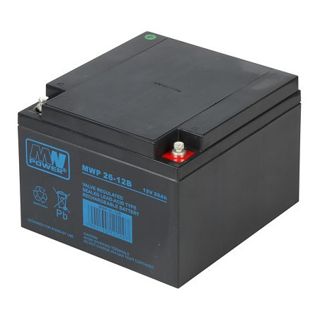 Battery 12V/26Ah MWP