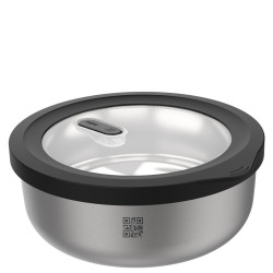 Steel round container...