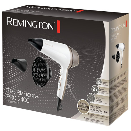 Remington D5720 hair dryer 2400 W Brown, White