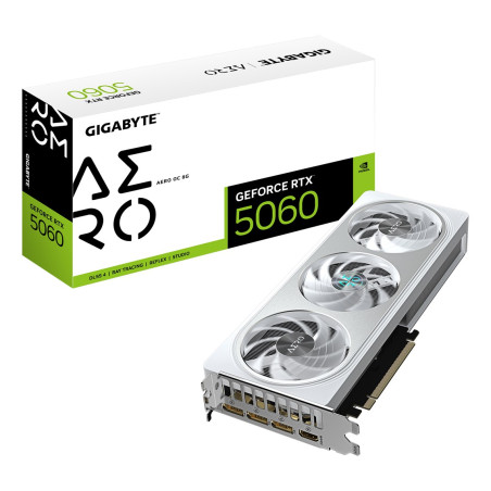 GIGABYTE GeForce RTX 5060 AERO OC 8G Graphics Card - 8GB GDDR7