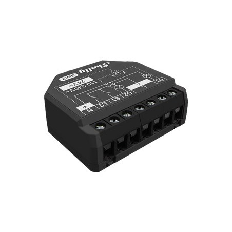 Shelly 2PM Gen3 Smart switch 2P Black