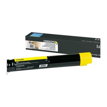 Lexmark C950X2YG toner cartridge 1 pc(s) Original Yellow