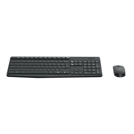 Logitech Keyboard MK235 Wireless KBD+Mouse Grey CZ