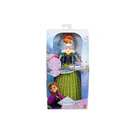 Singing Anna Princess Doll Frozen JDX53 MATTEL