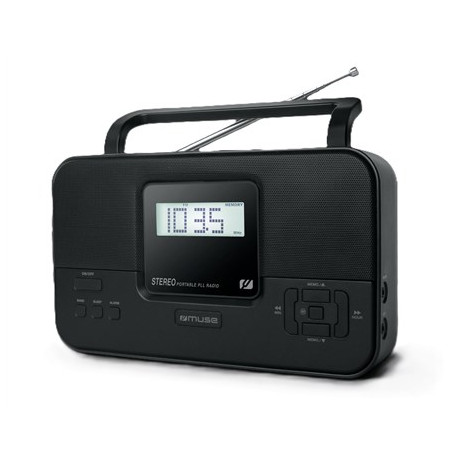 Muse Stereo Portable Radio | M-087 MB PLL | AUX in | FM radio | Headphone out
