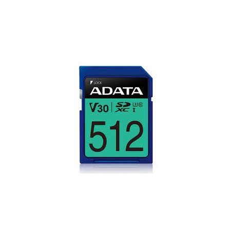 MEMORY SDXC 512GB V30/ASDX512GUI3V30S-R ADATA