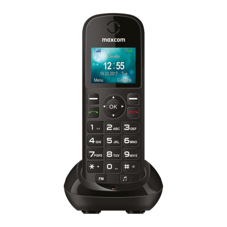 MaxCom Comfort MM35D SE mobile phone 4.5 cm (1.77") 86 g Black Senior phone