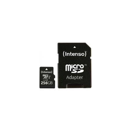 MEMORY MICRO SDXC 256GB UHS-I/W/ADAPTER 3423492 INTENSO