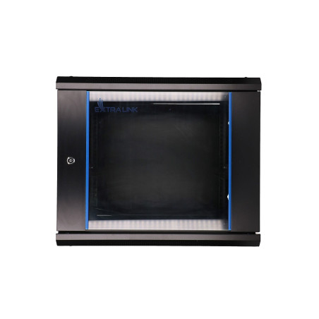 Extralink 9U 600x450 Black | Rack cabinet | wall-mounted