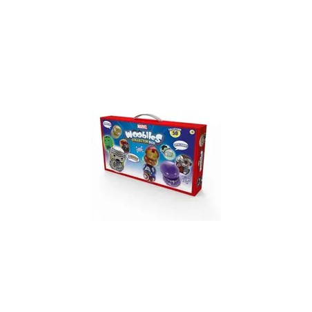 Marvel Wooblies - Collector's Box + 4 WBM 006 Figures
