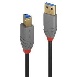 CABLE USB3.2 A-B 1M/ANTHRA...