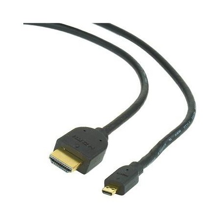 CABLE HDMI-MICRO HDMI 1.8M/V.2.0 BLK CC-HDMID-6 GEMBIRD