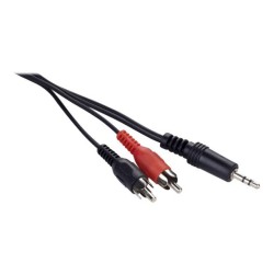 CABLE AUDIO 3.5MM TO 2RCA...
