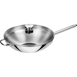 Wok with 2 handles with lid...