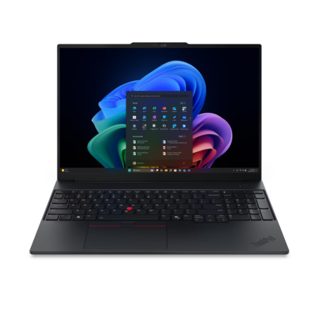Lenovo ThinkPad E16 G4 Intel | Black | 16 " | IPS | WUXGA | 1920 x 1200 pixels | Anti-glare | Intel Core 5 | 320 | 16 GB | SODIMM DDR5 | Solid-state drive capacity 512 GB | Intel Graphics | Windows 11 Pro | 802.11be | Bluetooth version 5.4 | Keyboard language English | Keyboard backlit | Warranty 36 month(s) | Battery warranty 12 month(s)