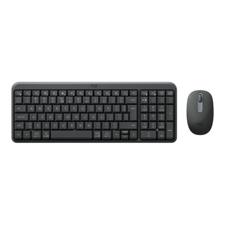 Logitech MK250 | Keyboard and Mouse Set | Wireless | Mouse included | Batteries included | Bluetooth | US International | Graphite