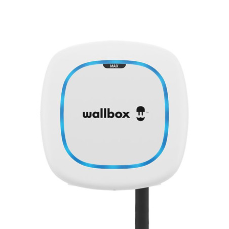 Wallbox Electric Vehicle charge | Pulsar Max | 22 kW | Wi-Fi, Bluetooth | 7 m | White