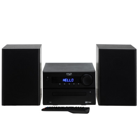 Adler | Mini Hi-Fi Stereo System | AD 1917 | Speakers | USB connectivity | Bluetooth | FM