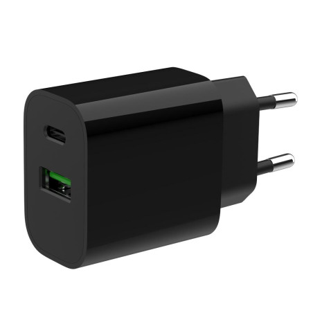 Gembird 2-port 20W USB Fast Charger | TA-UC-PDQC20-01-BK